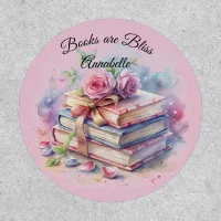 Books are Bliss Chic Pink Patch