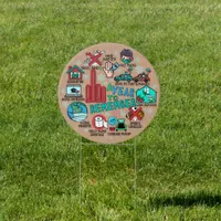 a year to remember; 2020 quarantine christmas yard sign