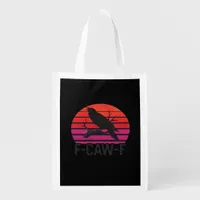 F-Caw-F Funny Crow Classic Minimal Clean Grocery Bag