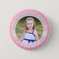 Personalized Kindergarten Graduate Photo Button