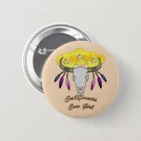 California Boho Cowgirl Button