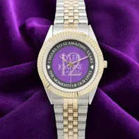 Elegant 12th Silk Wedding Anniversary Celebration Watch