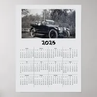 Calendar - 2025 Antique Automobile Poster