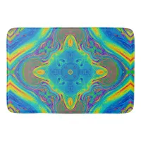 Colorful Unique Abstract Bath Mat