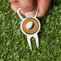 Personalized Black and White  Divot Tool