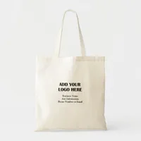 Business Logo Information Customer Appreciation Tote Bag