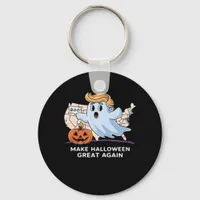 Funny Halloween Boo, Pumpkin Trumpkin, Make Hallow Keychain