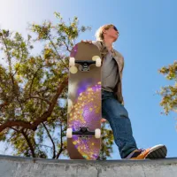 Glittering Orbs - A Dazzling Display Skateboard