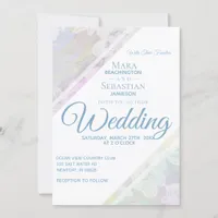 *~* Romantic Floral Lace Vintage Wedding Invitation