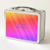 Rainbow Pastel Stripes Lunchbox