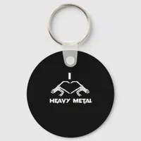 Funny Halloween Skeleton Heart Hands Classic Keychain