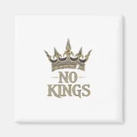 No Kings In America Vintage Graphic Magnet