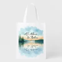 As Above So Below Grocery Bag