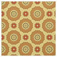 Decorative Boho Chic Mosaic Geometric Pattern Fabric