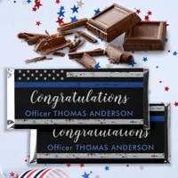 Police Graduation Party Officer Congratulations Hershey Bar Favors
