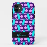 Purple Pink Modern pattern  iPhone 5 Case-mate iPhone 11 Case