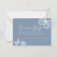 Diaper Raffle Baby Shower Card 