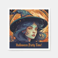 Halloween - Witch Theme in Orange and Purple