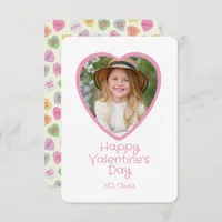 Heart Shaped Photo Classroom Valentine’s Day Card