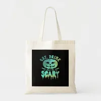 Eat Drink And Be Scary Halloween Vintage Classic Tote Bag