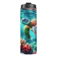 Keeping in Touch  | Sea Turtle Swimming Thermal Tumbler