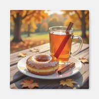 Autumn Blessings | Cider and Donut Magnet
