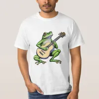 Funny Frog Playing Guitar T-Shirt