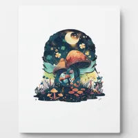 Cottagecore And Aesthetic Goblincore Mushroom Fair Plaque
