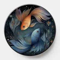 Pisces Zodiac Birth Sign Astrology Celestial PopSocket