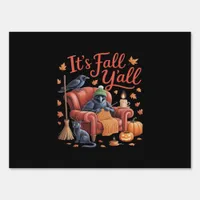Crow It’s Fall Y’all Pumpkins Fall Autumn Hallowee Sign