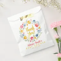 Spring Floral Baby Shower Favor Bag – April Shower
