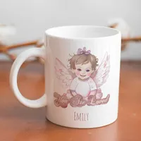 You are loved cute angel coffee mug