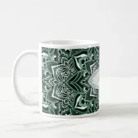 Elegant Green Mandala Mug