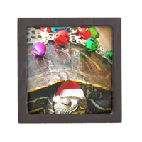 Christmas Turtle Jewelry Box