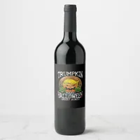 Trumpkin Make Halloween Great Again Classic Wine Label