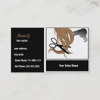 Hair Salon businesscards Appointment Card