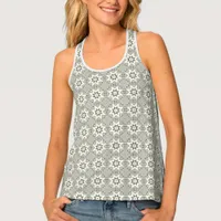 Monochrome Stars and Dots Tank Top