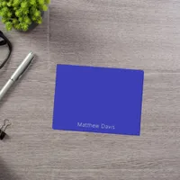 Navy blue name post-it notes