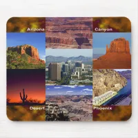 Arizona Desert Collage Mouse Pad