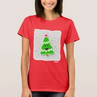 Fun Cute Kawaii Christmas Holiday Tree Character T-Shirt