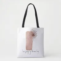 Boho Quote Live Simply Dream Big Simple Flower Tote Bag