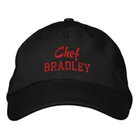 Restaurant Kitchen and BBQ Party Chef Embroidered Baseball Cap