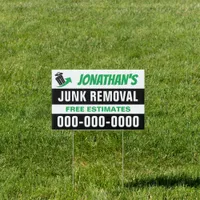 12” x 18” Junk Removal Yard Sign
