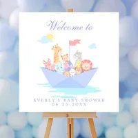 Noah's Ark Baby Shower Welcome Foam Board