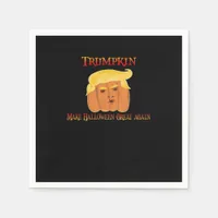 Trumpkin Make Halloween Great Again – Funny Costum Napkins
