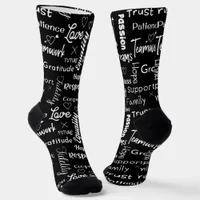 Black and White Wedding Tips Secrets of Success Socks