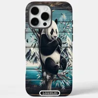 Panda's Wooded Haven: Bamboo Treat iPhone 16 Pro Max Case