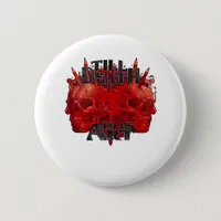 Till Death Do Us Art On White Classic Button