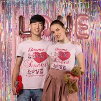 Gnome Love Sweet Love Valentines Unisex T-Shirt