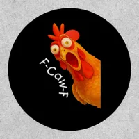 F-Caw-F Chicken Essential Classic Retro Patch